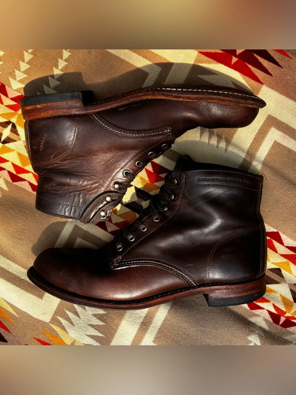 Wolverine 1000 Mile Wilderness Round Toe Lace Ip Boots